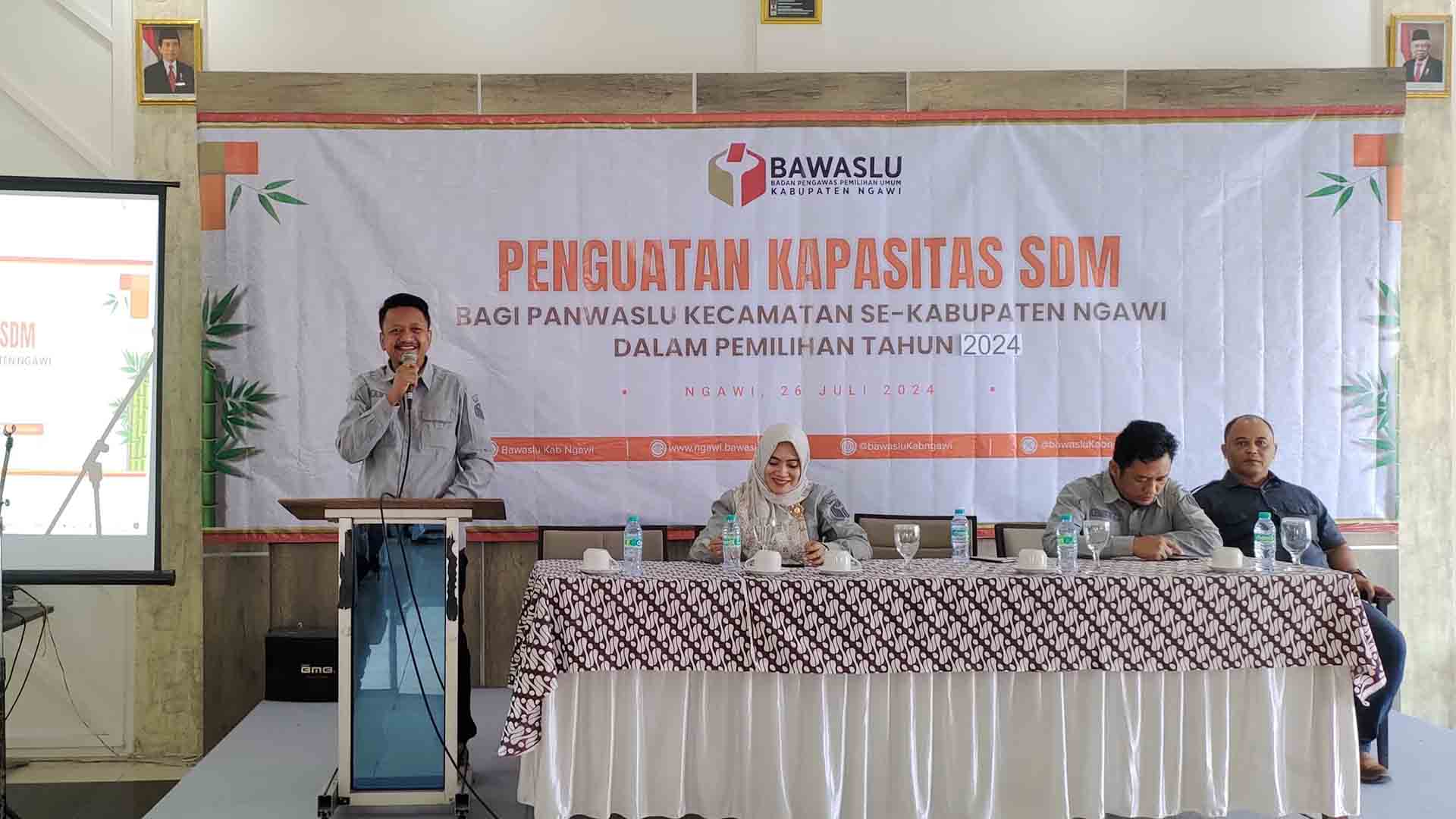 PENGUATAN KAPASITAS SDM BAGI PANWASLU KECAMATAN SE KABUPATEN NGAWI