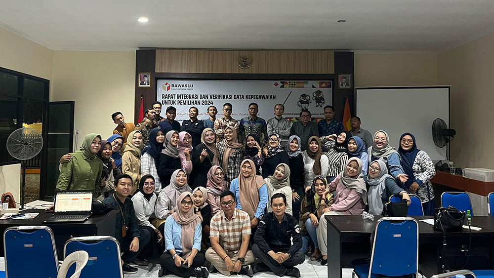 RAPAT INTEGRASI DAN VERIFIKASI DATA KEPEGAWAIAN UTUK PEMILIHAN 2024