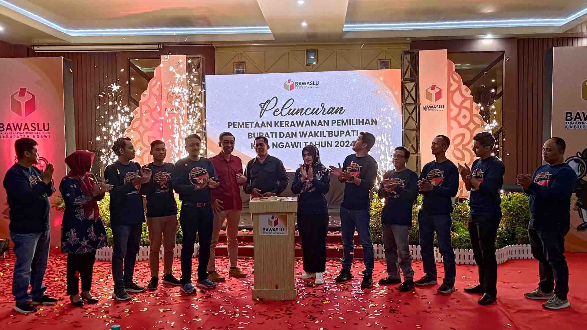 BAWASLU KABUPATEN NGAWI LUNCURKAN PEMETAAN KERAWANAN PEMILIHAN 2024