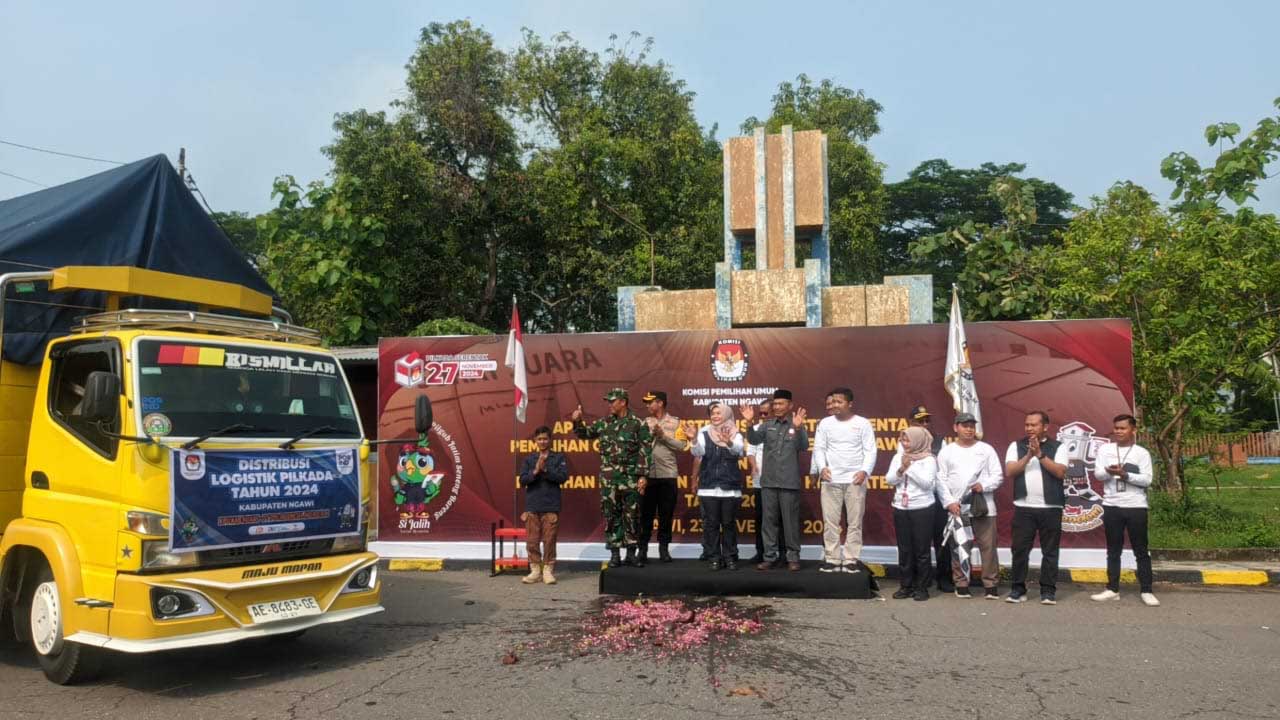 Bawaslu Hadiri Apel Pendistribusian Logistik Pilkada Serentak Tahun 2024