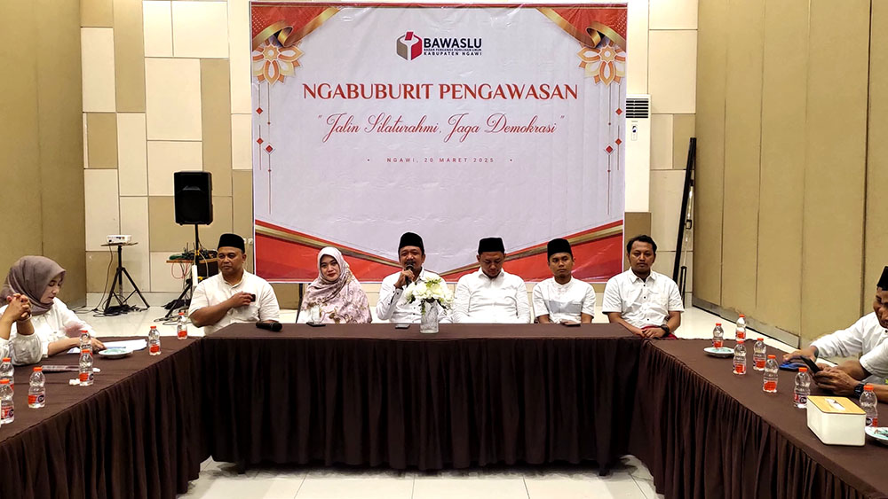 Bawaslu Ngawi Gelar Ngabuburit Pengawasan Dengan Tema "Spirit Ramadhan: Jalin Silaturahmi, Jaga Demokrasi"