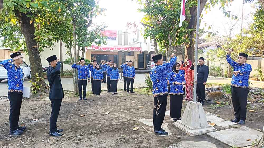 Bawaslu Ngawi Selenggarakan Upacara HUT Kemerdekaan RI ke-80, Dilanjutkan Peringatan 7 Tahun Bawaslu Kabupaten/Kota 
