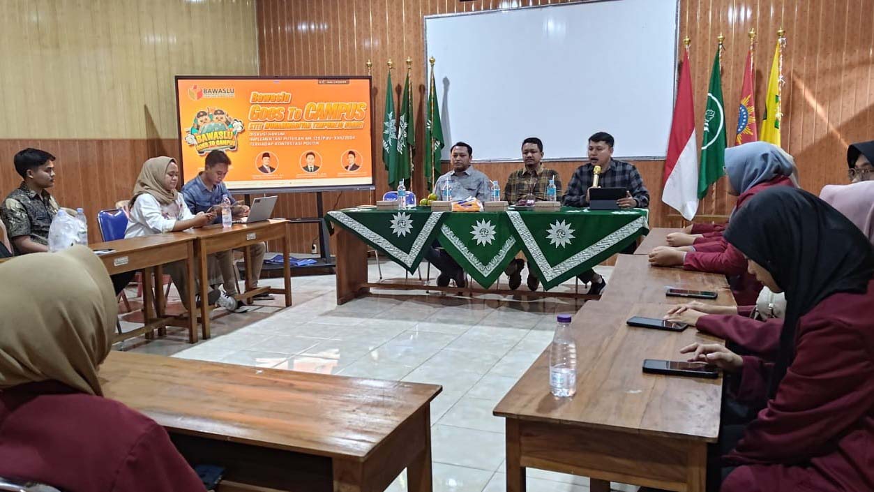 Goes to Campus: Bawaslu Ngawi Edukasi Mahasiswa STIT Tempurejo Soal Dinamika Hukum Pemilu