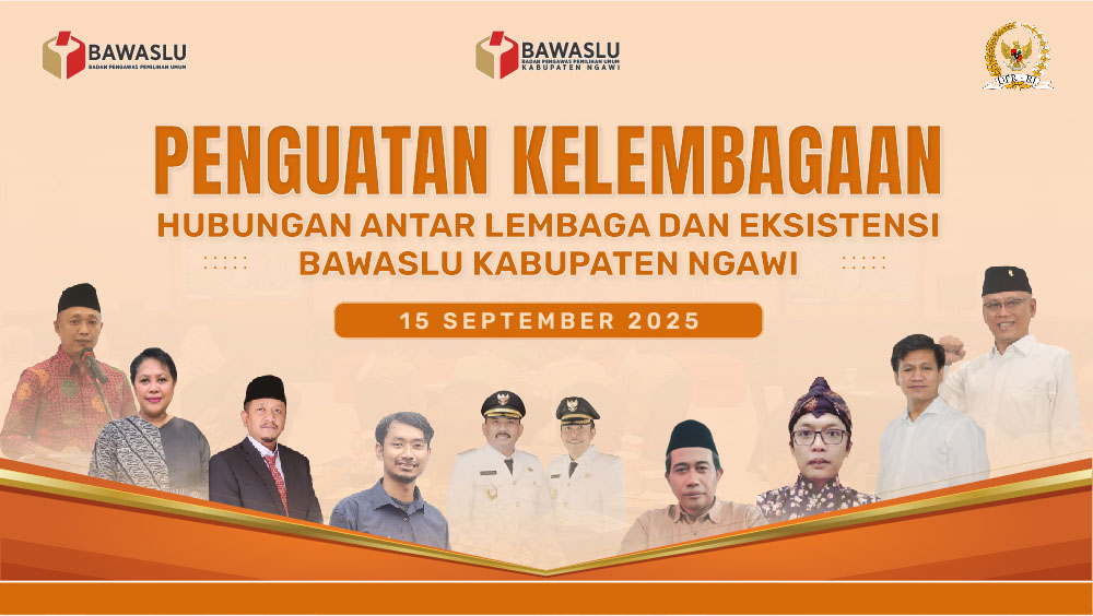 Bawaslu Kabupaten Ngawi Gelar Kegiatan Penguatan Kelembagaan
