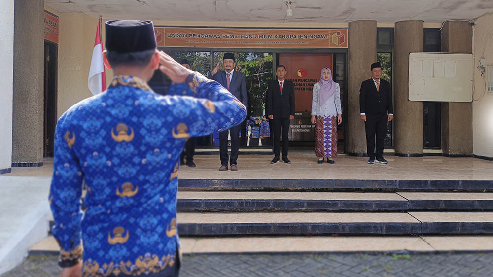 Bawaslu Ngawi Peringati Hari Kesaktian Pancasila: Kukuhkan Komitmen Kebangsaan