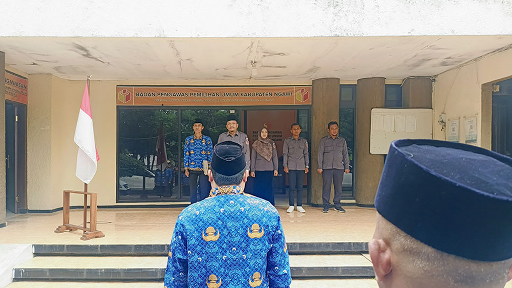 Bawaslu Kabupaten Ngawi Tekankan Semangat Perjuangan dalam Kinerja Kelembagaan