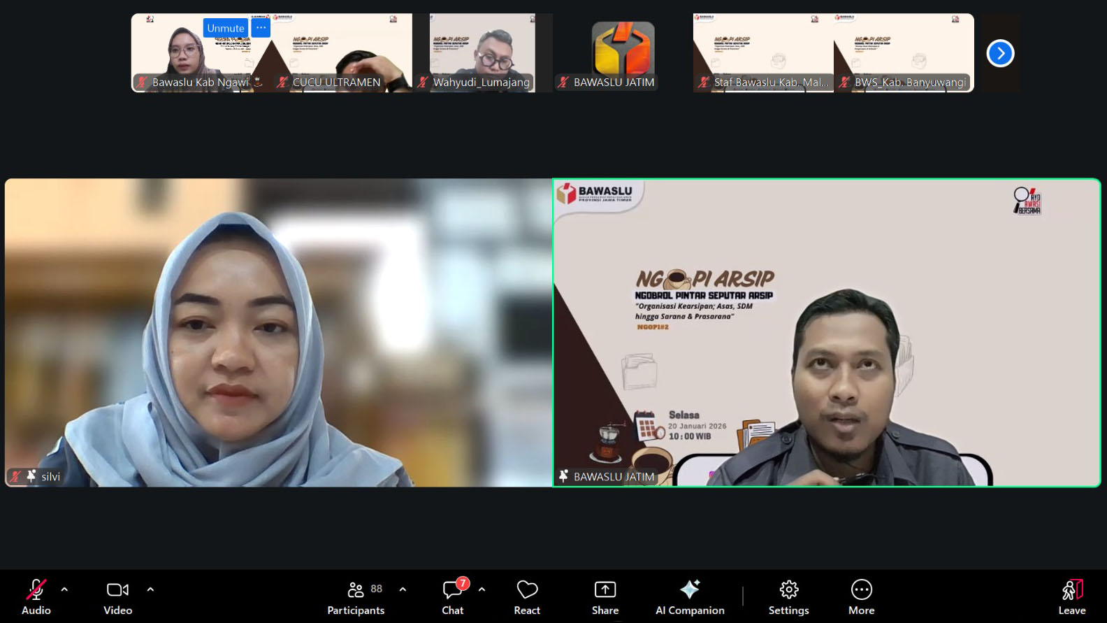 Bawaslu Jatim Perkuat Tata Kelola Kearsipan