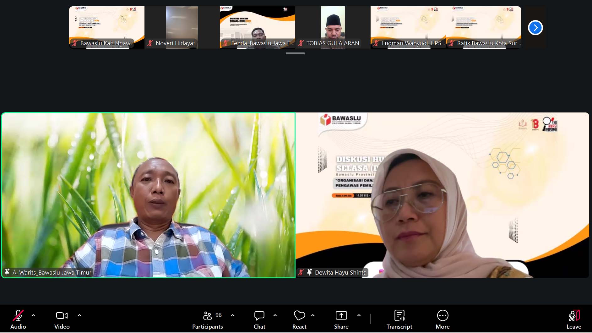 Melalui DHS Seri 3, Bawaslu Ngawi Gali Strategi Pengawasan Berbasis Kelembagaan