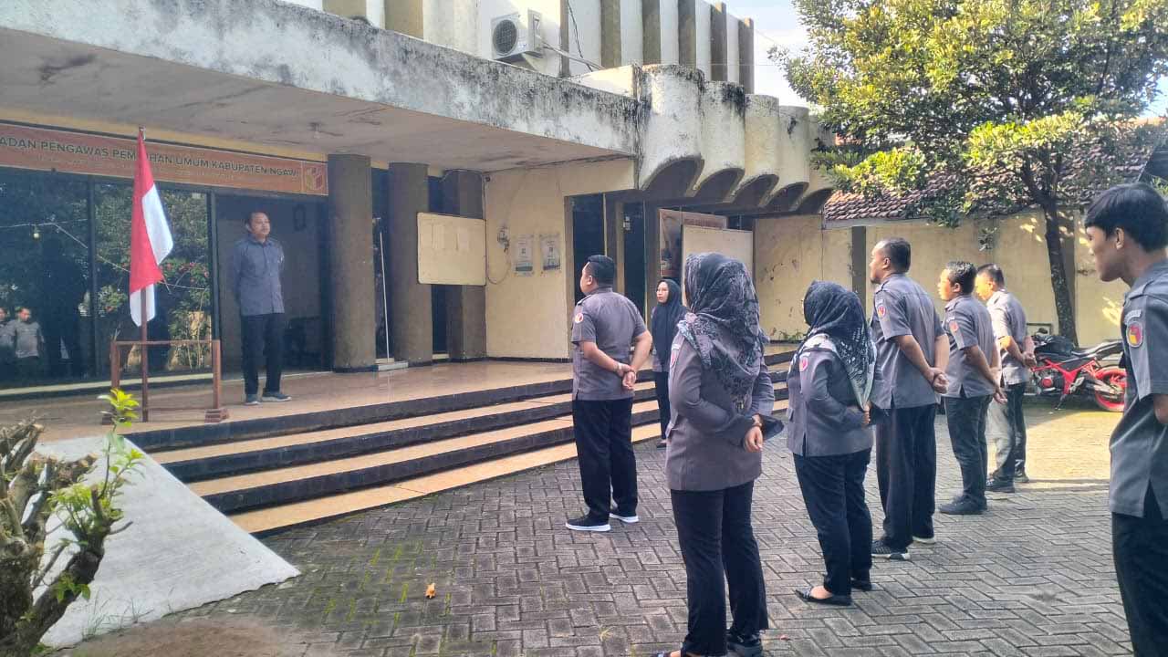 Kesiapan Agenda Sepekan dan Profesionalisme Jadi Sorotan dalam Apel Rutin Bawaslu Ngawi