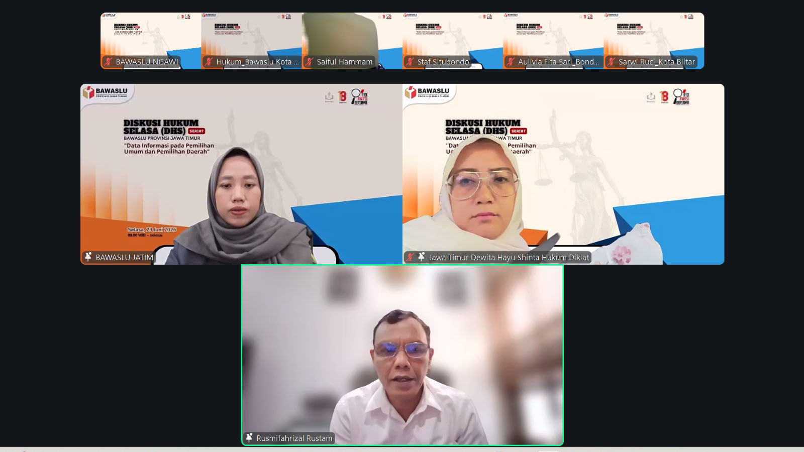 Diskusi Hukum Selasa Seri 7, Data dan Informasi Jadi Jantung Pengawasan