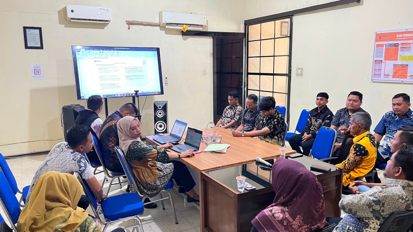 Melalui Sintas, Bawaslu Ngawi Konsolidasi Kesiapan Program  Bawaslu Membelajarkan