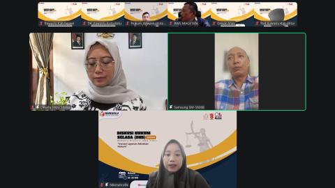 Bawaslu Ngawi Ikuti DHS Seri #5, Perkuat Pemahaman Layanan Advokasi Hukum