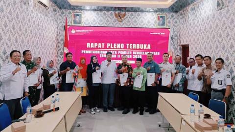 Bawaslu Ngawi Sampaikan Masukan Strategis dalam Rapat Pleno Pemutakhiran Data Pemilih Berkelanjutan Triwulan II Tahun 2026