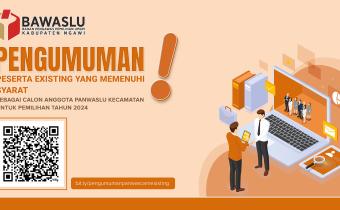 PENGUMUMAN PANWASLU KECAMATAN EXISTING