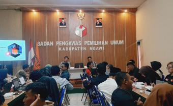 Evaluasi Rumah Data Pemilihan Tahun 2024 di Bawaslu Kabupaten Ngawi