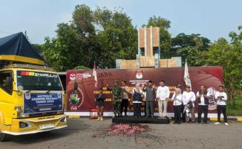 Bawaslu Hadiri Apel Pendistribusian Logistik Pilkada Serentak Tahun 2024
