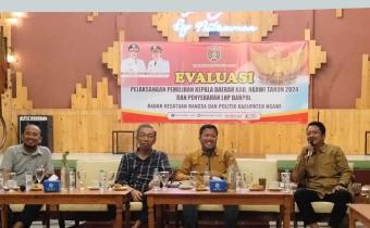 Bawaslu Kabupaten Ngawi Hadiri Evaluasi Pilkada Dan Penyerahan Lhp Hibah Banparpol Tahun 2024