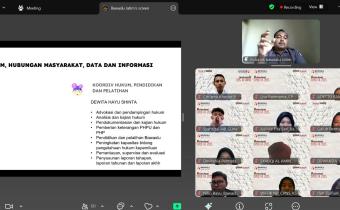 Pengenalan HHDI Bawaslu Jatim: 119 CPNS Ikuti Pemaparan Hukum, Humas, dan Datin Secara Daring