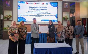 Bawaslu Ngawi Perkuat Pendidikan Pengawasan Partisipatif Lewat Koordinasi dengan Cabang Dinas Pendidikan Wilayah Madiun