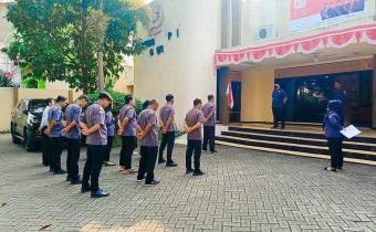 Bawaslu Kabupaten Ngawi Gelar Apel Pagi Hari Senin