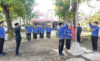 Bawaslu Ngawi Selenggarakan Upacara HUT Kemerdekaan RI ke-80, Dilanjutkan Peringatan 7 Tahun Bawaslu Kabupaten/Kota 