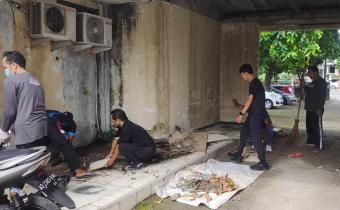 Bawaslu Kabupaten Ngawi Gelar Jumat Sehat dengan Senam Pagi dan Bersih-Bersih Kantor