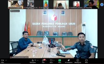Perkuat Keamanan dan Publikasi Digital, Bawaslu Kabupaten Ngawi Ikuti Pelatihan Pengelolaan Website Pasca Unifikasi