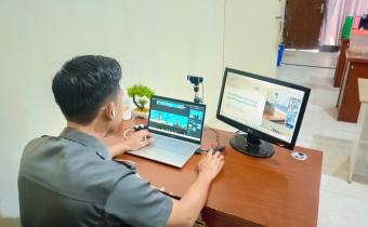 Perkuat Pengelolaan Daftar Informasi Publik, Staf PPID Bawaslu Kabupaten Ngawi Ikuti Bawaslu Mengajar Sesi 2