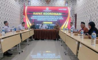 Bawaslu Ngawi Hadiri Rakor Pemutakhiran Data Partai Politik Berkelanjutan Melalui Sipol Semester I Tahun 2026