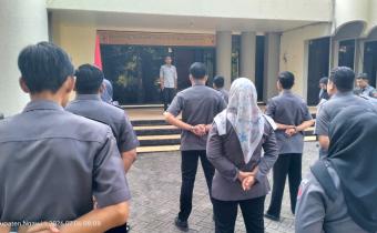 Bawaslu Kabupaten Ngawi Gelar Apel Pagi, Momentum Hari Jadi Ngawi Jadi Refleksi Penguatan Nilai Demokrasi
